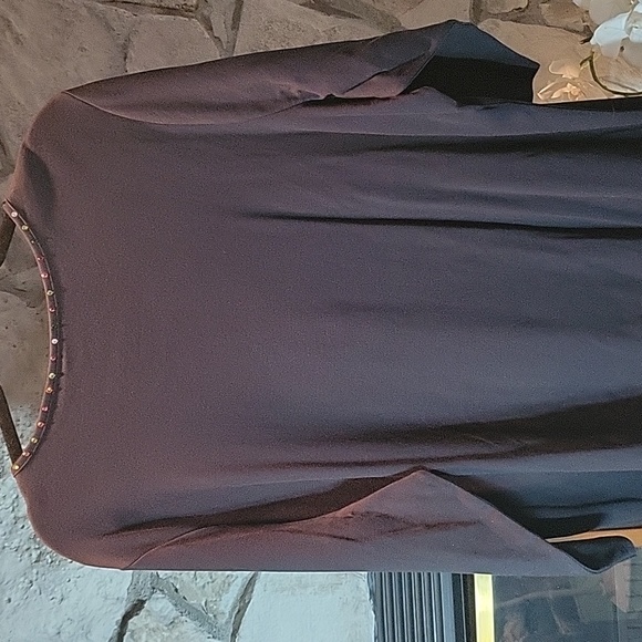 Quacker Factory Sequin Pumpkin Tee Size 2X - Picture 6 of 6